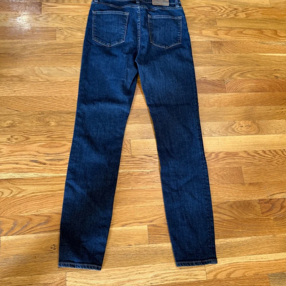 J Crew Lookout Jeans Woman 28 High Rise Skinny Stretch‎ Denim dark